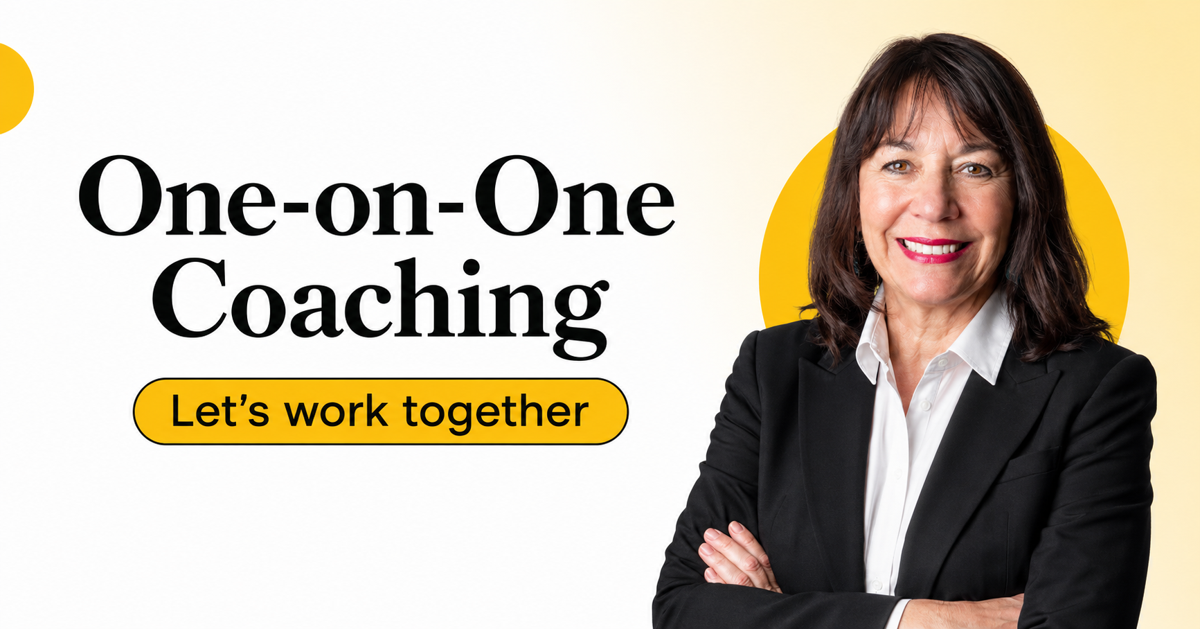 One-on-One Coaching — Let's work together